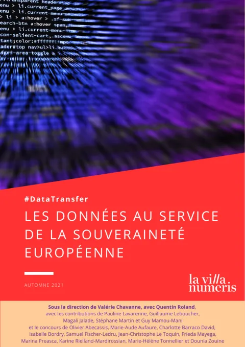 Couverture de « Les données au service de la souveraineté européenne », La Villa Numeris